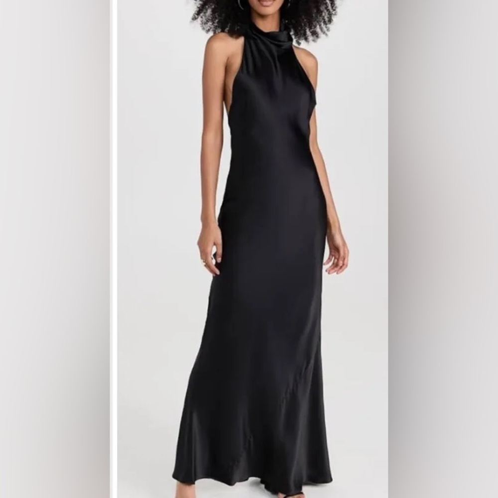 Amanda Uprichard Rainier Silk Gown Small